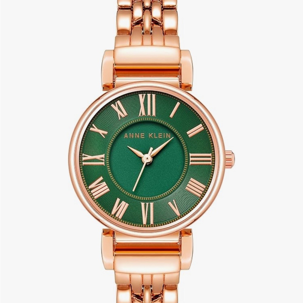 Anne Klein Green and Gold Watch